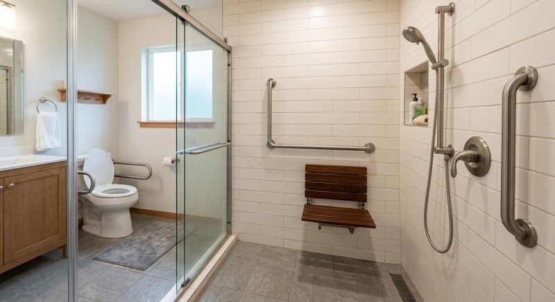 Handicap Shower Installation in Portland, ME