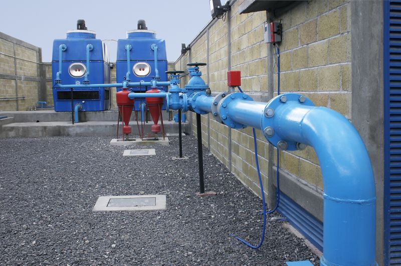 Provides emergency water backup
